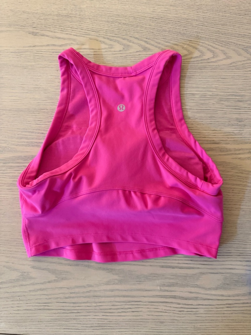 lululemon athletica High-Neck Crop Top - Fuchsia - Picture 2 of 2